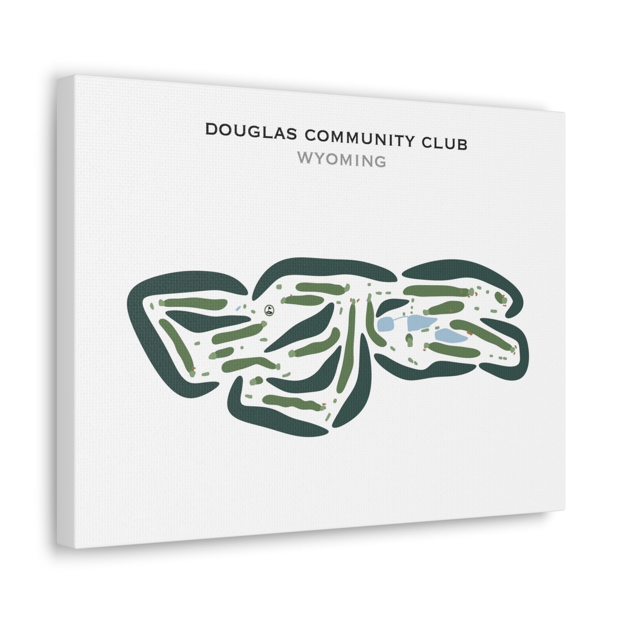 Douglas Community Club, Wyoming - Printed Golf Courses