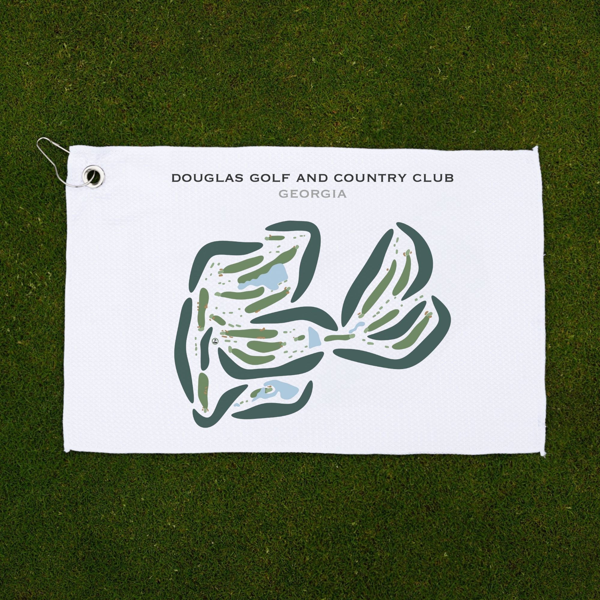 Douglas Golf and Country Club, Georgia - Printed Golf Courses