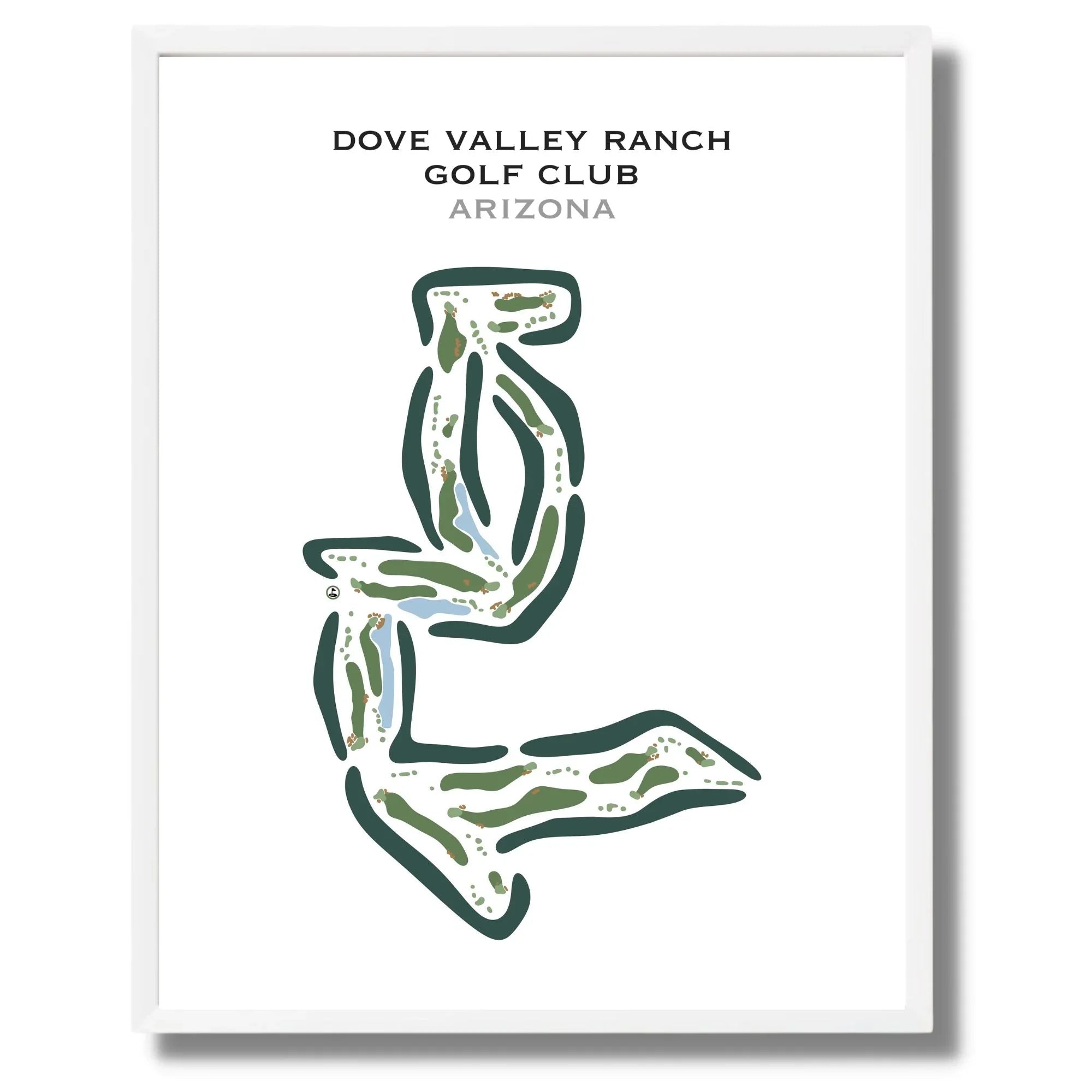 Dove Valley Ranch Golf Club, Arizona - Printed Golf Courses