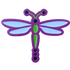 Dragonfly Crystal Ball Marker & Hat Clip by ReadyGOLF