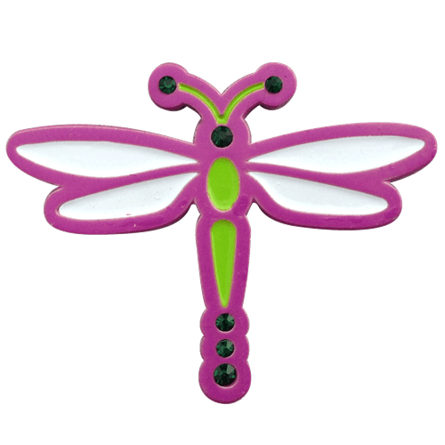 Dragonfly Crystal Ball Marker & Hat Clip by ReadyGOLF