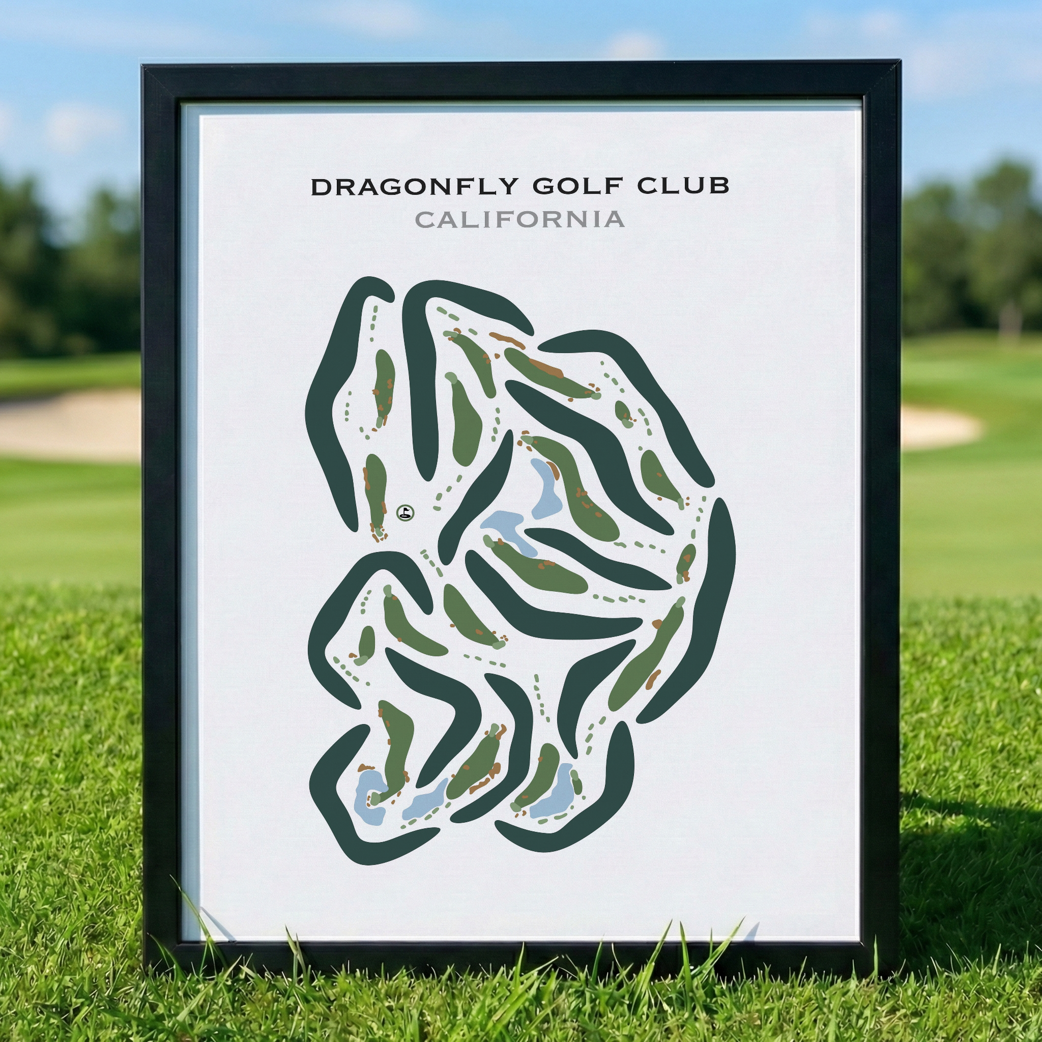 Dragonfly Golf Club, California - Printed Golf Courses
