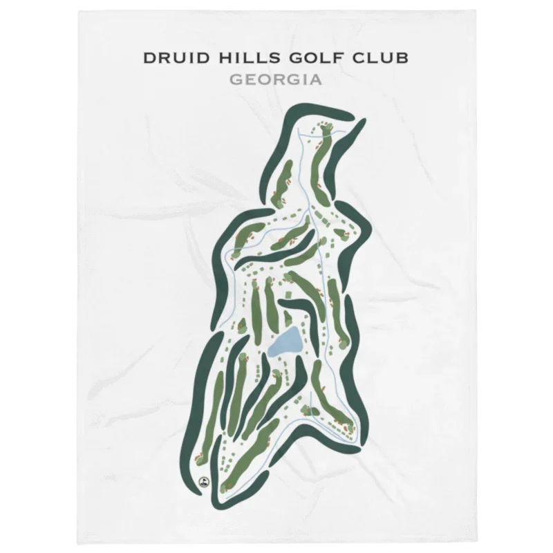 Druid Hills Golf Club, Georgia - Printed Golf Courses