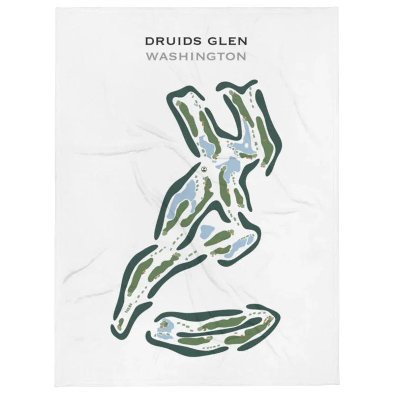 Druids Glen, Washington - Printed Golf Course