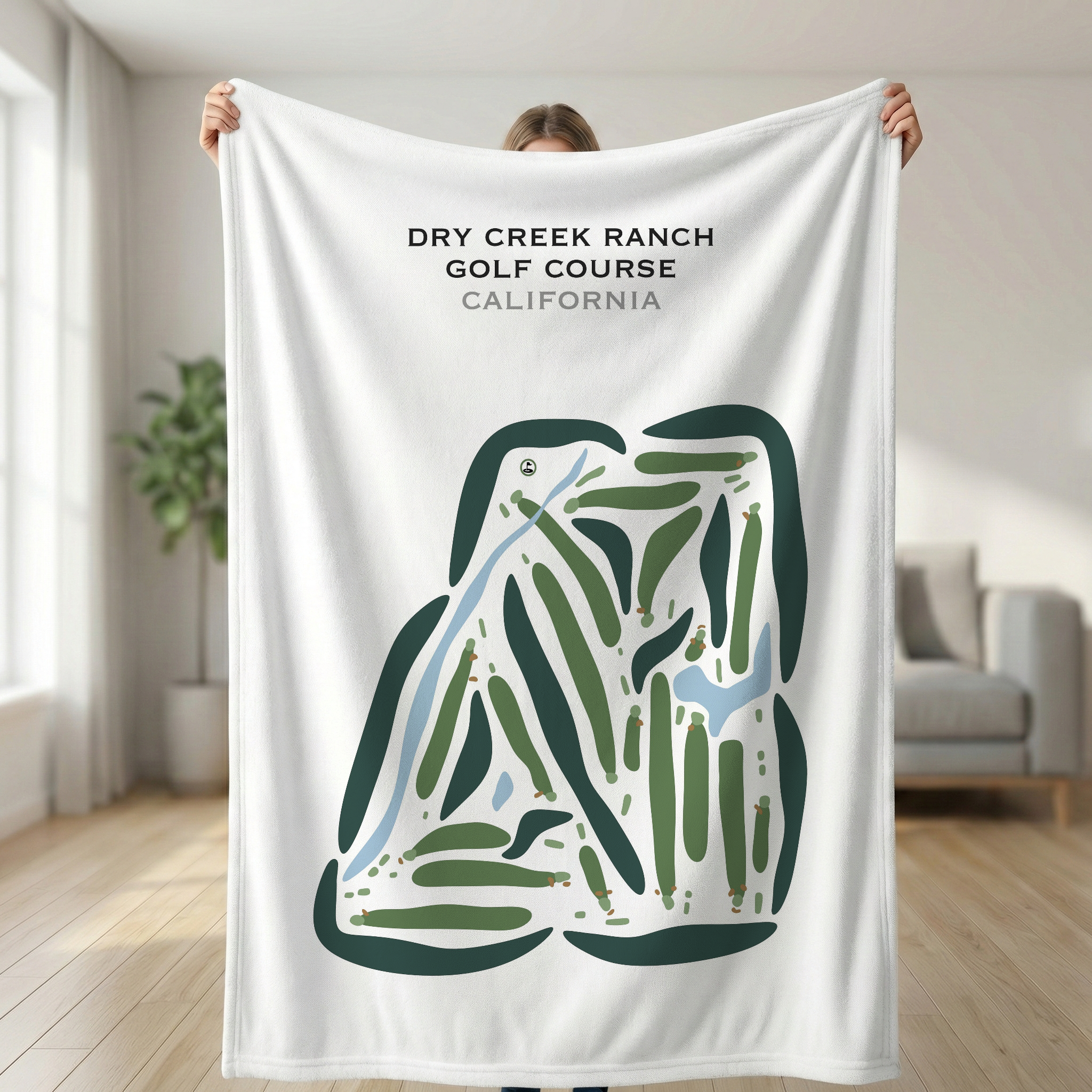 Dry Creek Ranch Golf Course, California - Printed Golf Courses