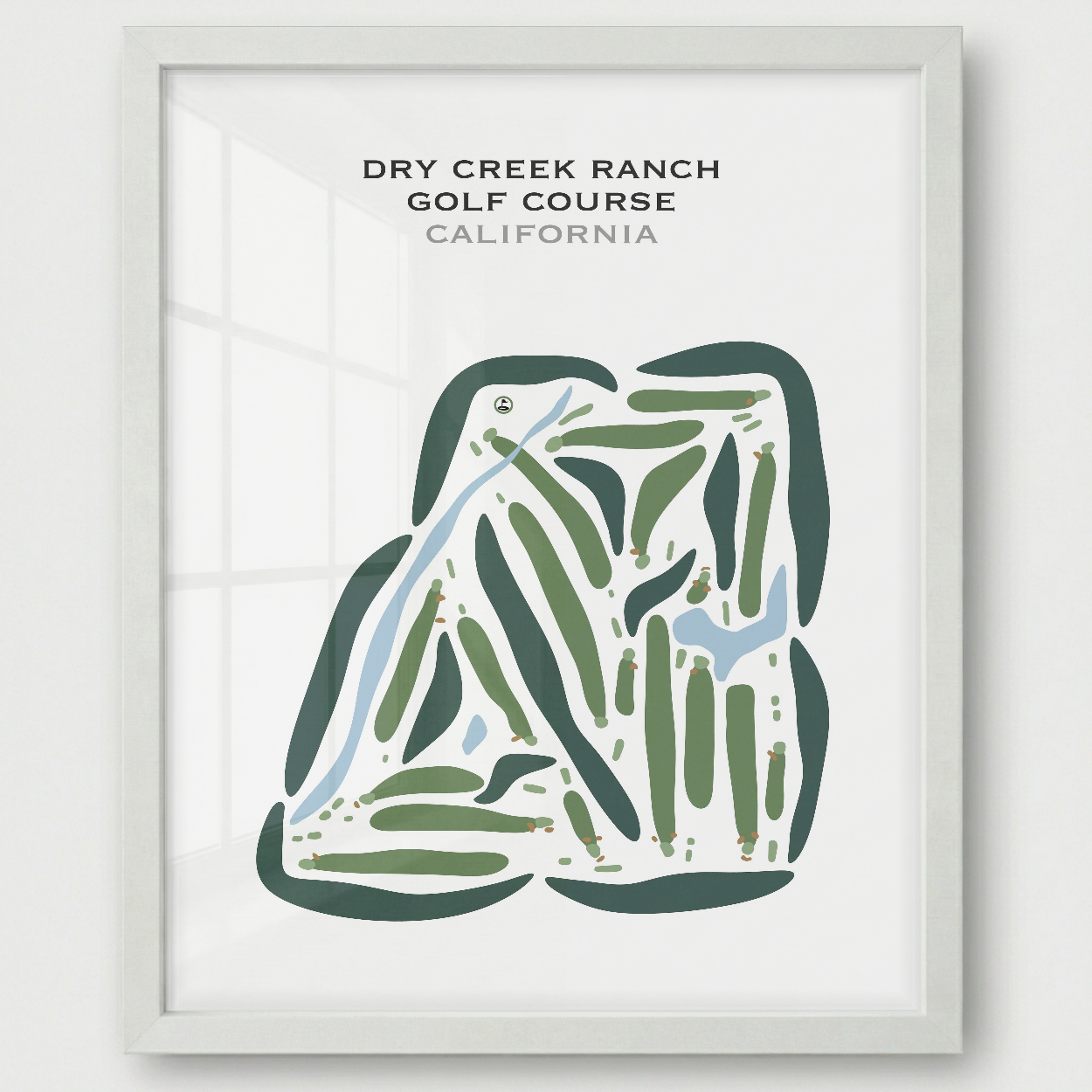 Dry Creek Ranch Golf Course, California - Printed Golf Courses