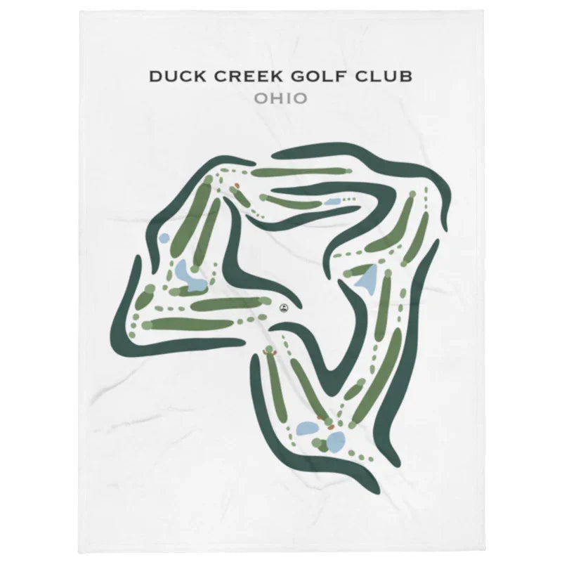 Duck Creek Golf Club, Ohio - Printed Golf Courses