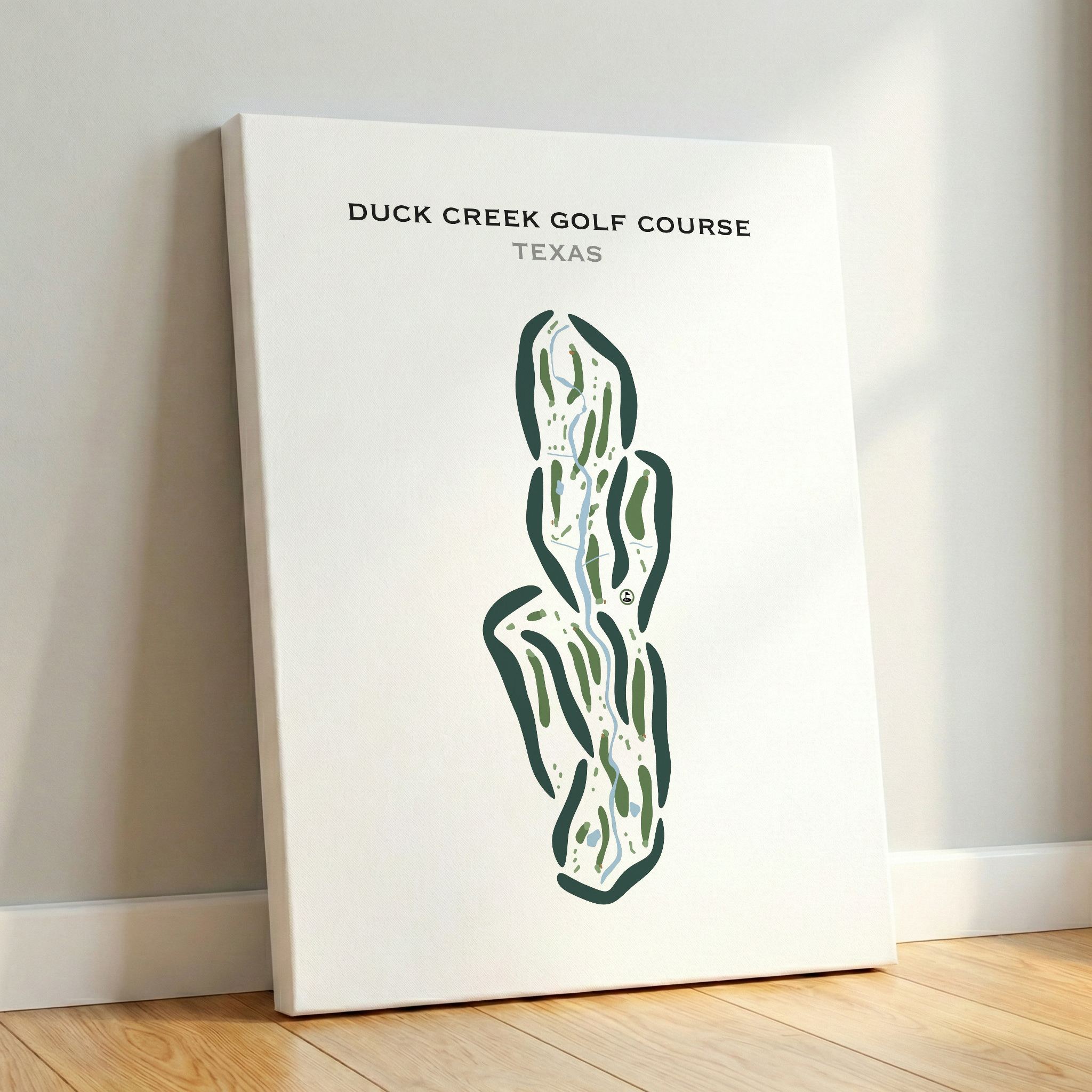 Duck Creek Golf Course, Texas - Printed Golf Courses