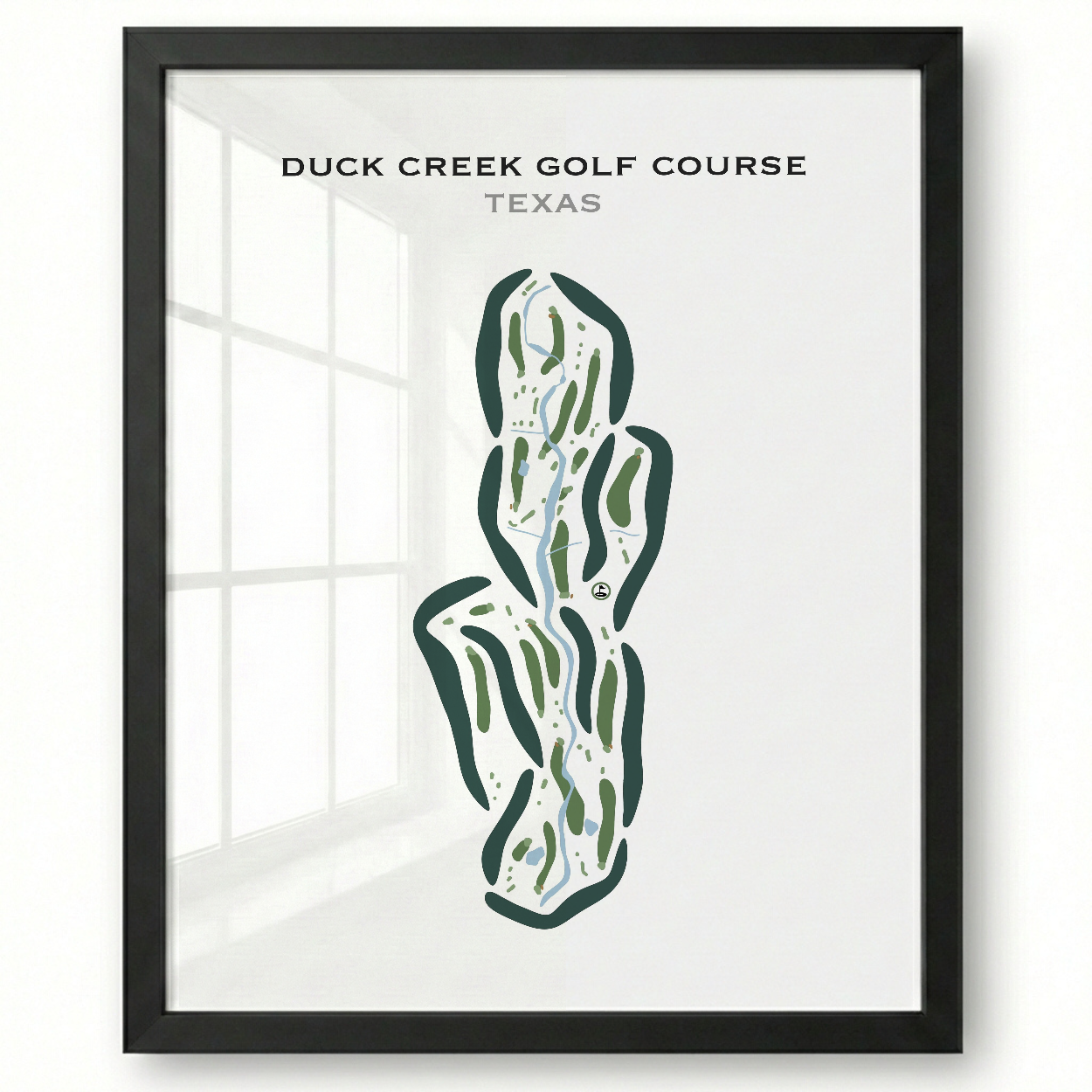 Duck Creek Golf Course, Texas - Printed Golf Courses