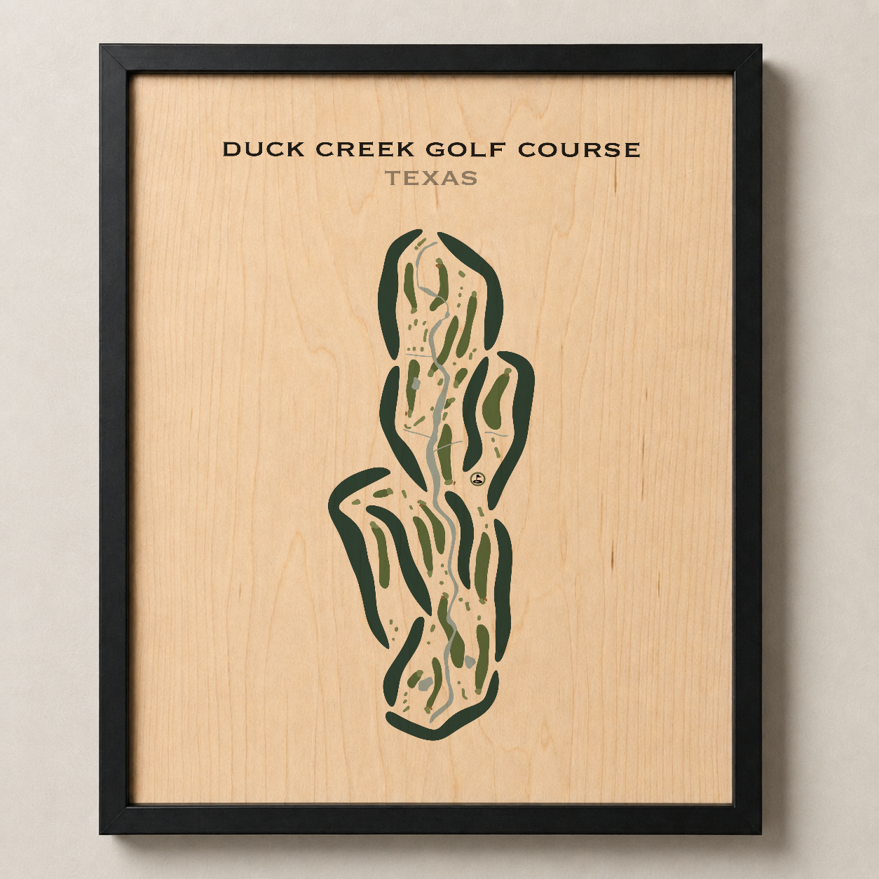 Duck Creek Golf Course, Texas - Printed Golf Courses