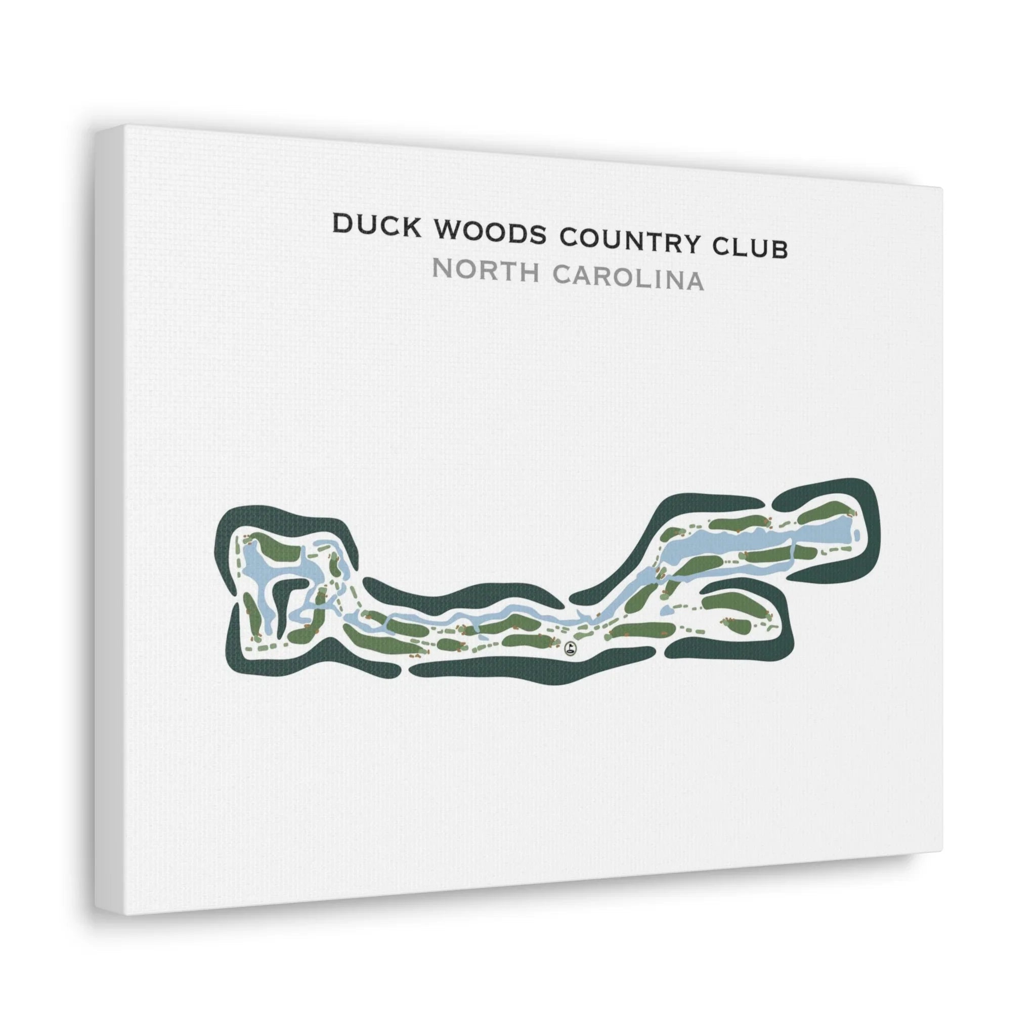 Duck Woods Country Club, North Carolina - Printed Golf Courses