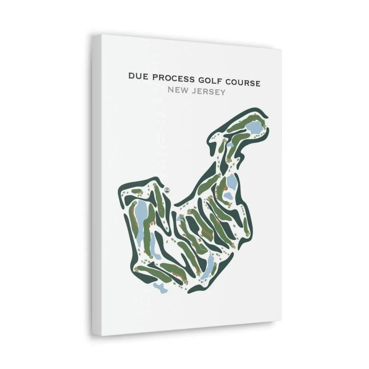 Due Process Golf Course, New Jersey - Printed Golf Courses