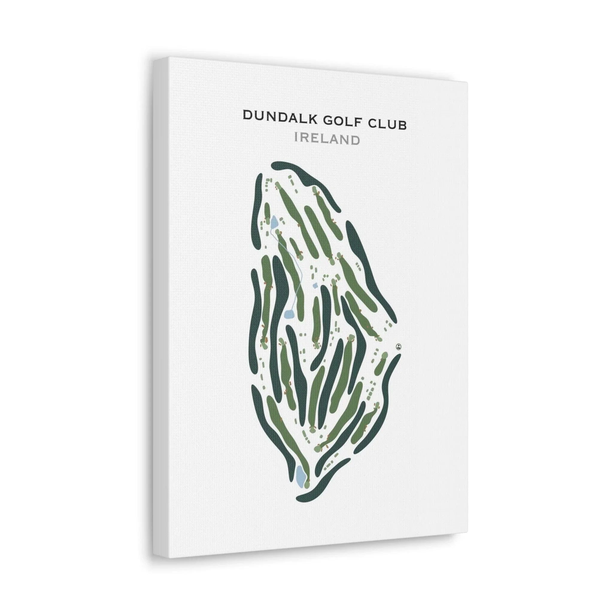 Dundalk Golf Club, Ireland - Printed Golf Course