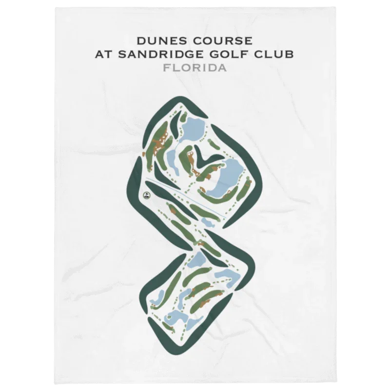 Dunes Course at Sandridge Golf Club, Florida - Printed Golf Courses