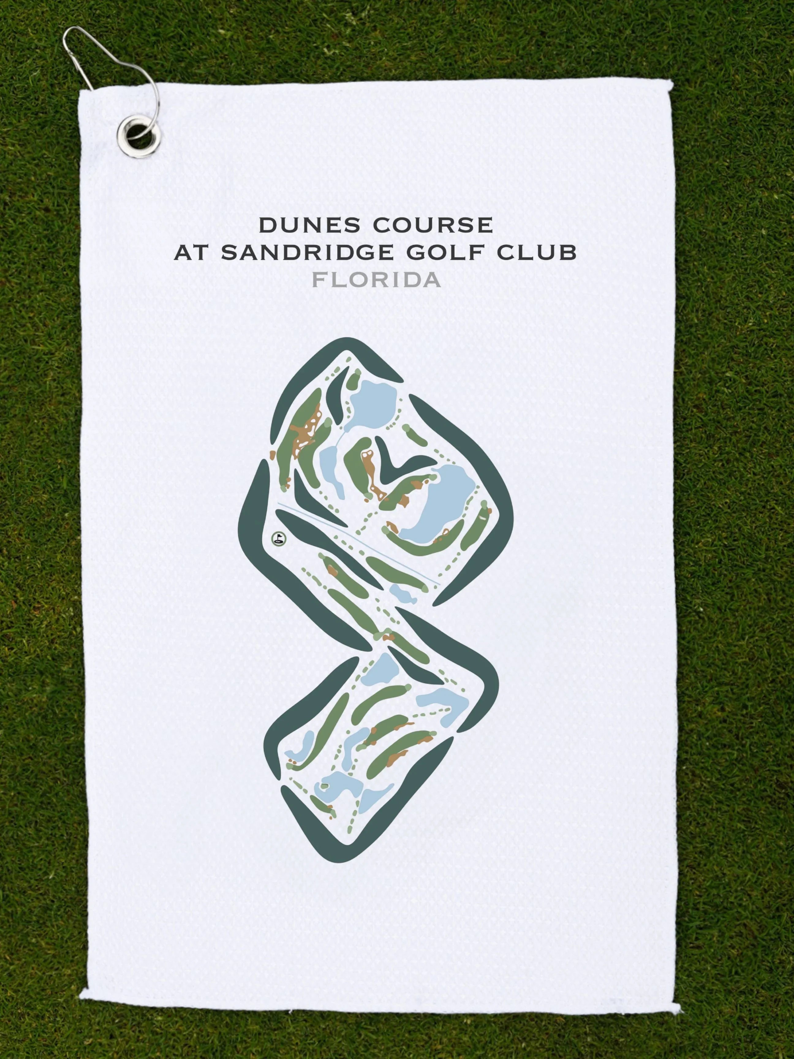 Dunes Course at Sandridge Golf Club, Florida - Printed Golf Courses