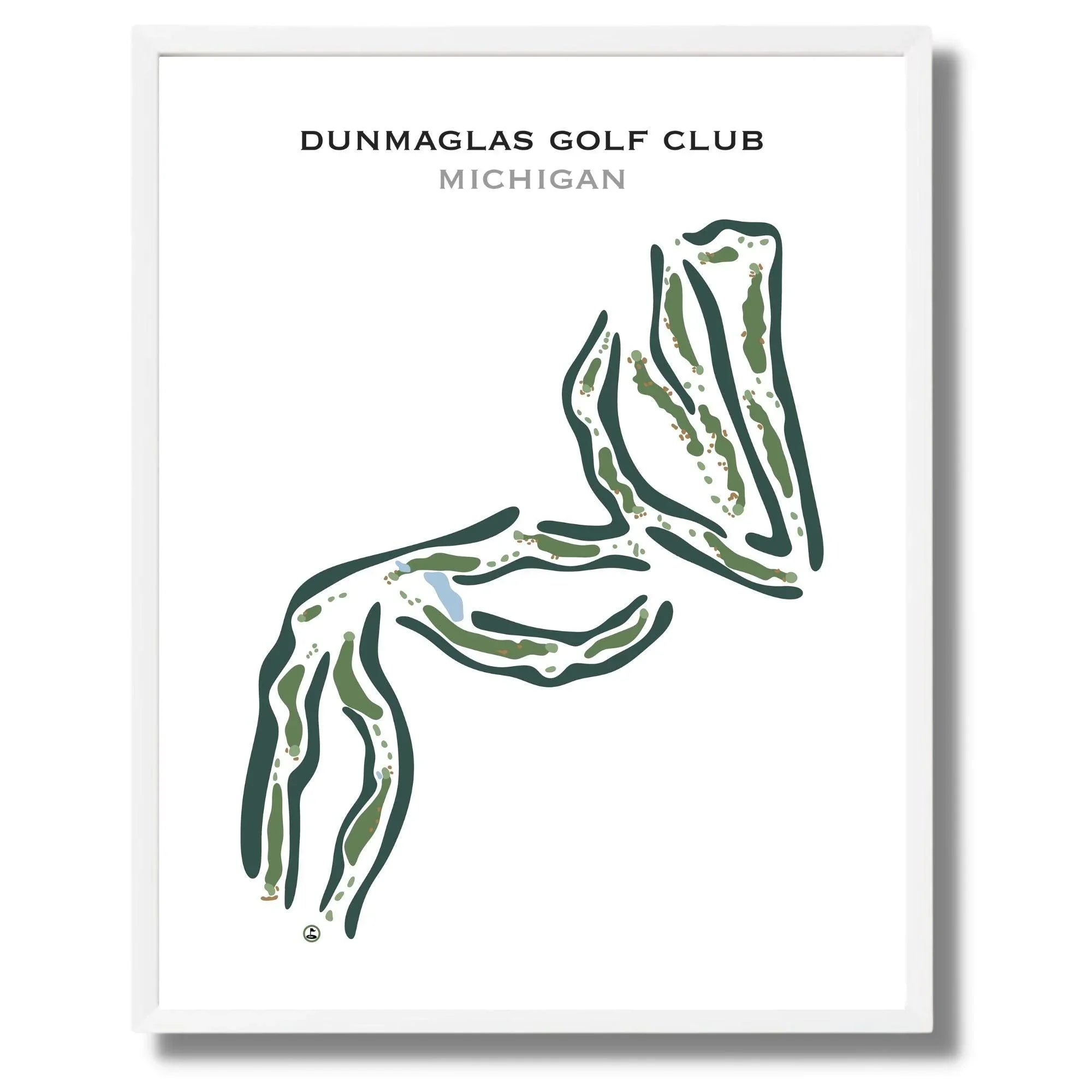 Dunmaglas Golf Club, Michigan - Printed Golf Courses