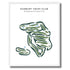 Duxbury Yacht Club, Massachusetts - Printed Golf Courses
