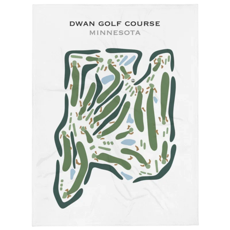 Dwan Golf Course, Minnesota - Printed Golf Course