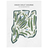 Dwan Golf Course, Minnesota - Printed Golf Course