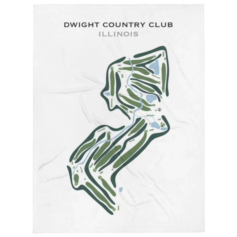 Dwight Country Club, Illinois - Printed Golf Course
