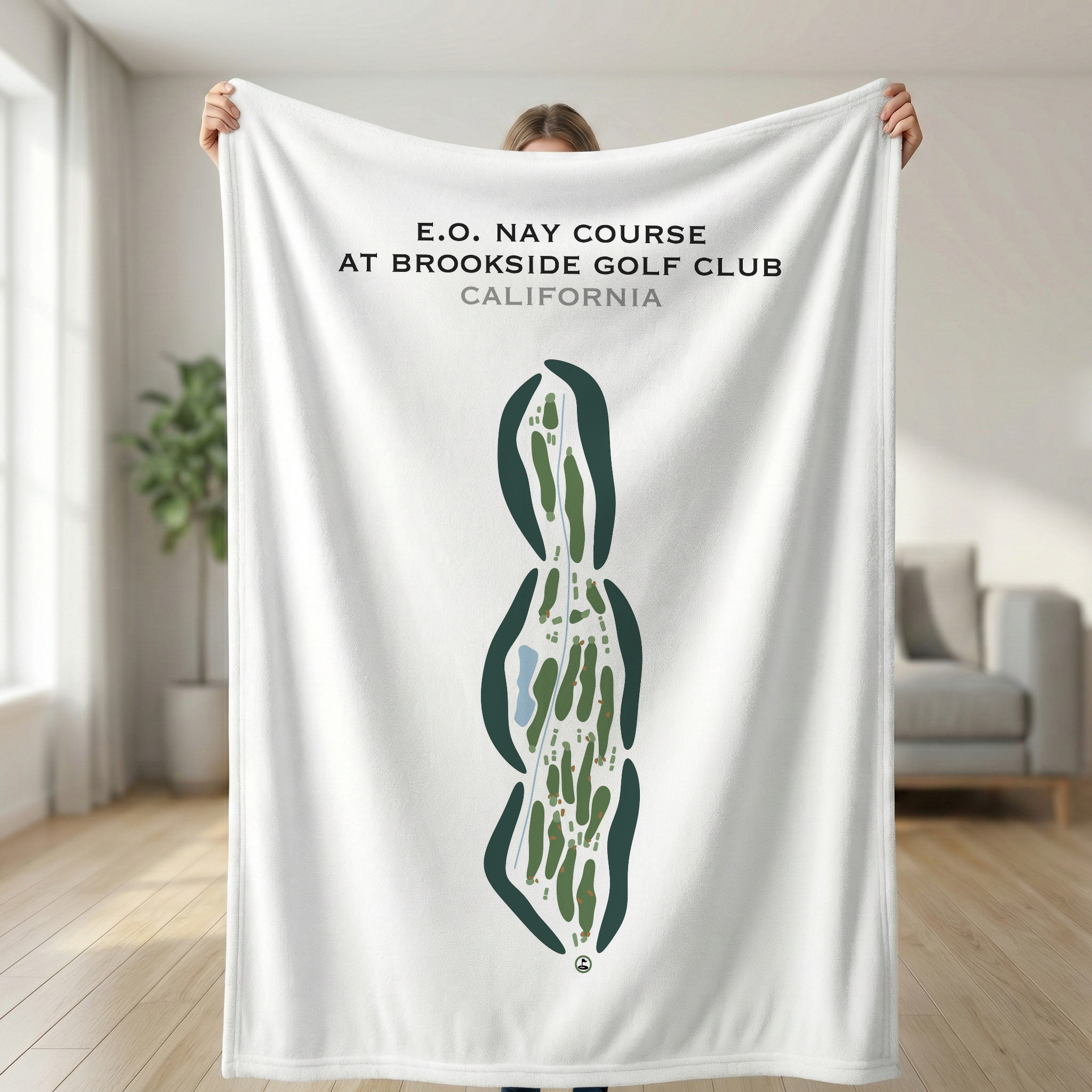 E.O. Nay Course at Brookside Golf Club, California - Printed Golf Courses