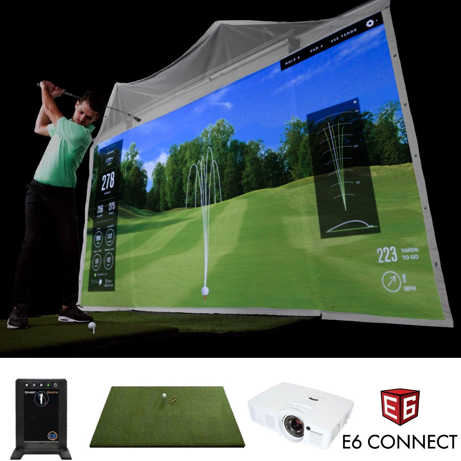 ES Tour Retractable Golf Simulator Package