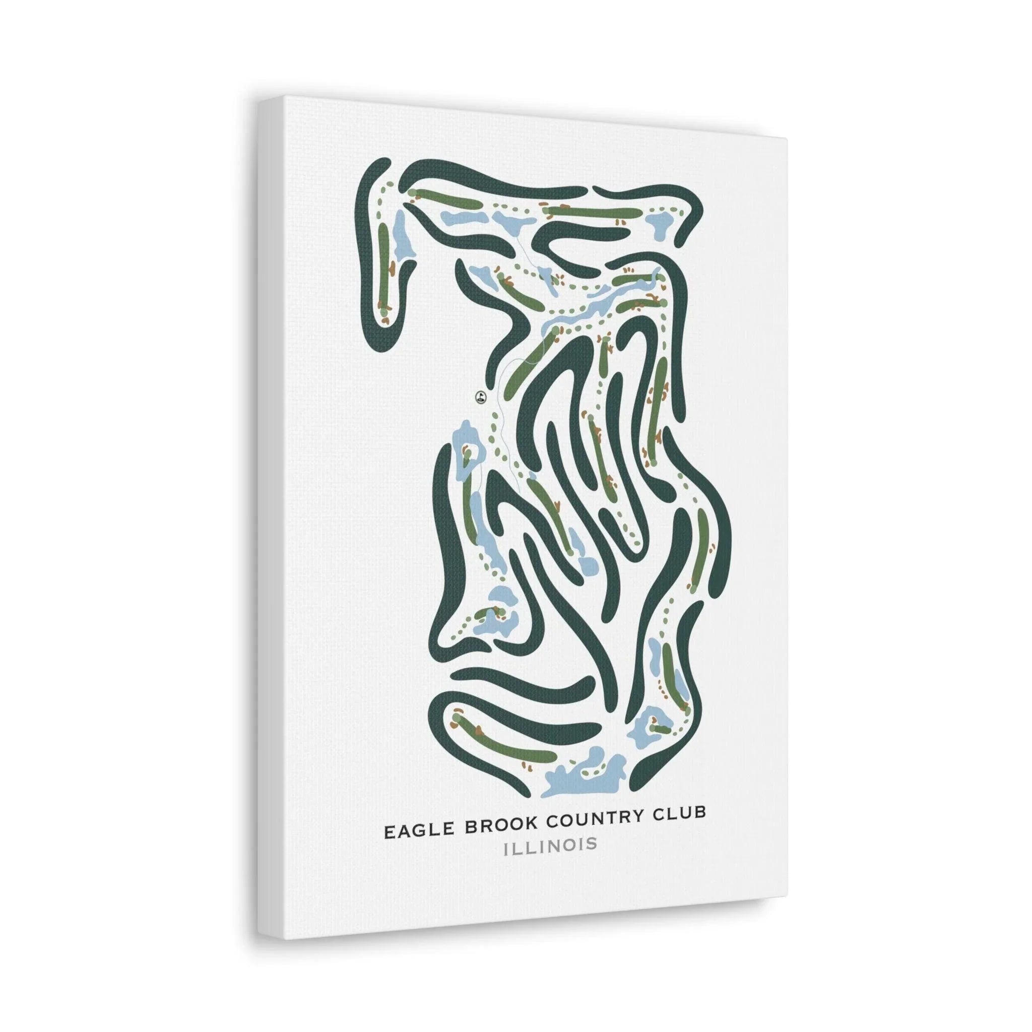 Eagle Brook Country Club, Illinois - Printed Golf Courses