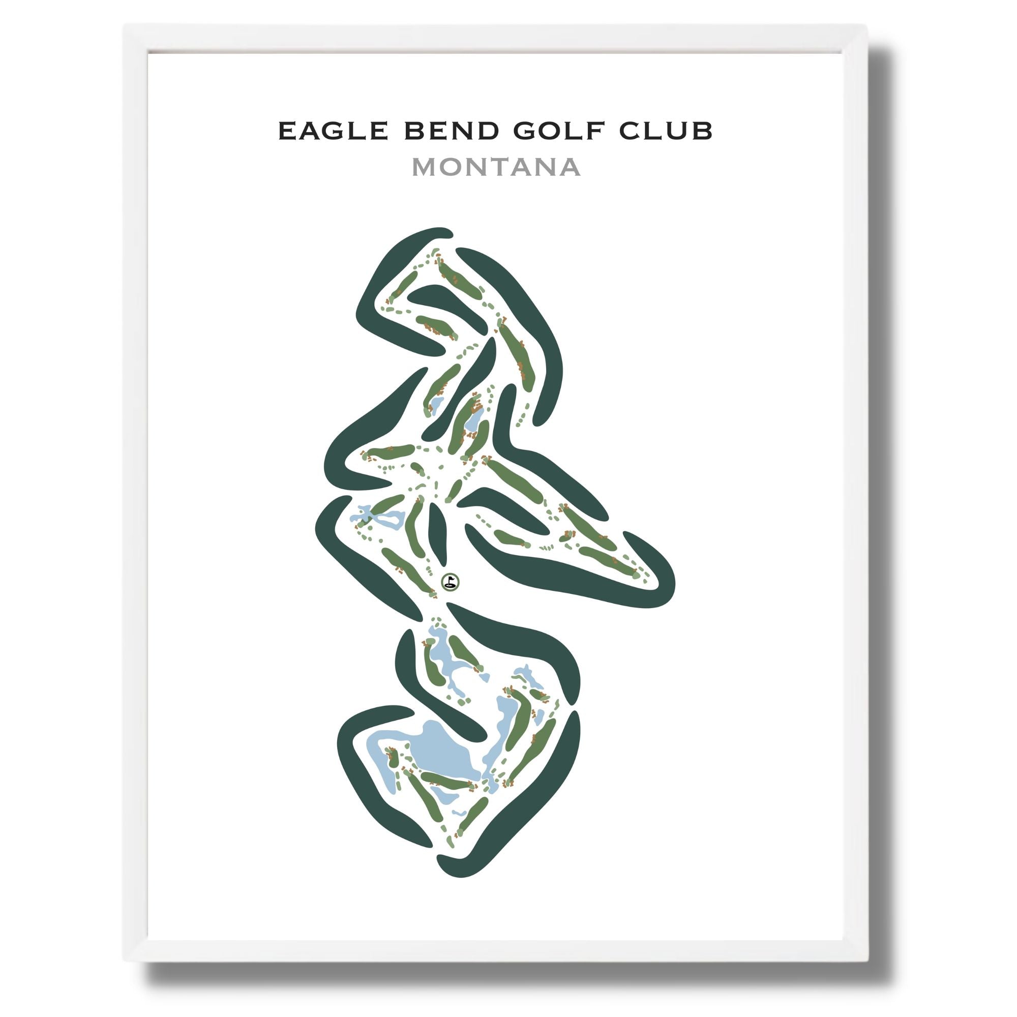 Eagle Bend Golf Club, Montana - Printed Golf Courses
