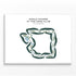 Eagle Course at The Oaks Club, Florida - Printed Golf Courses