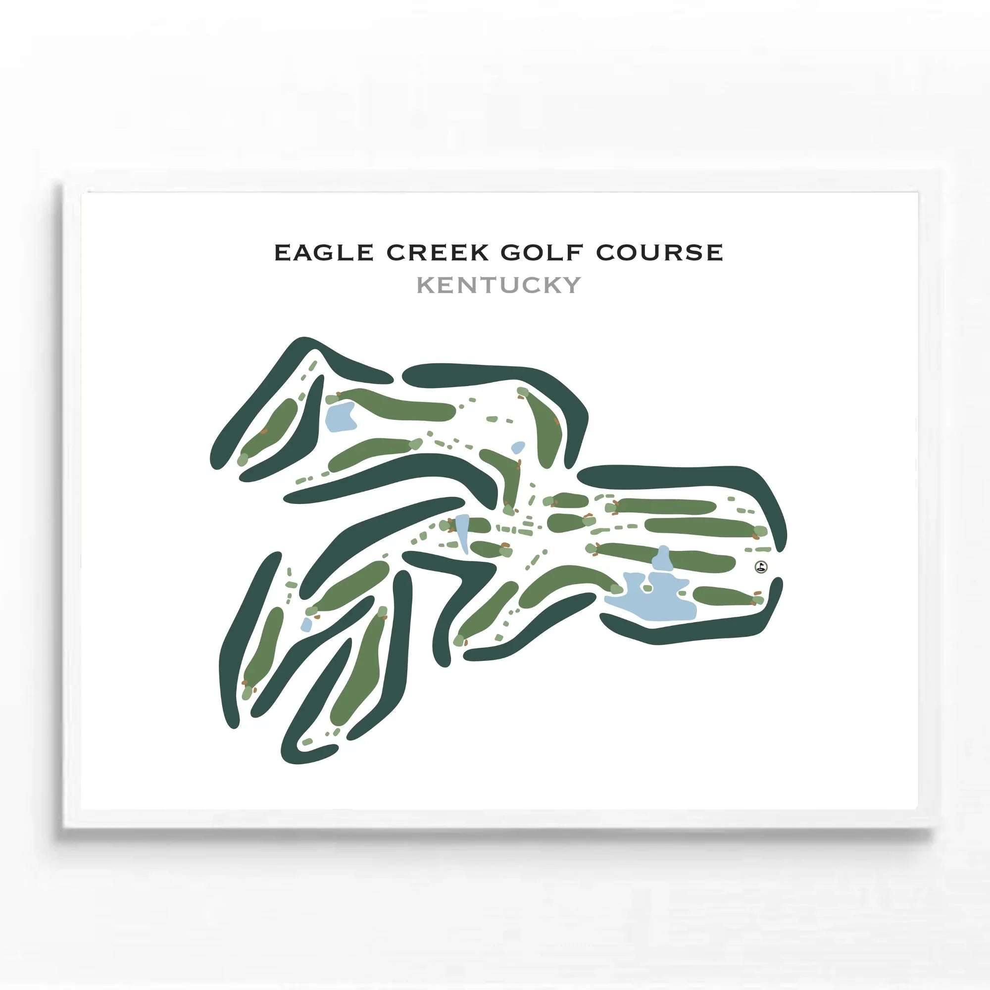 Eagle Creek Golf Course, Kentucky - Printed Golf Courses