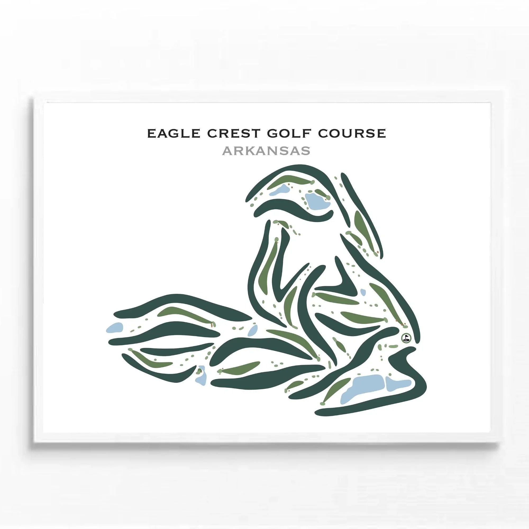 Eagle Crest Golf Course, Arkansas - Printed Golf Courses