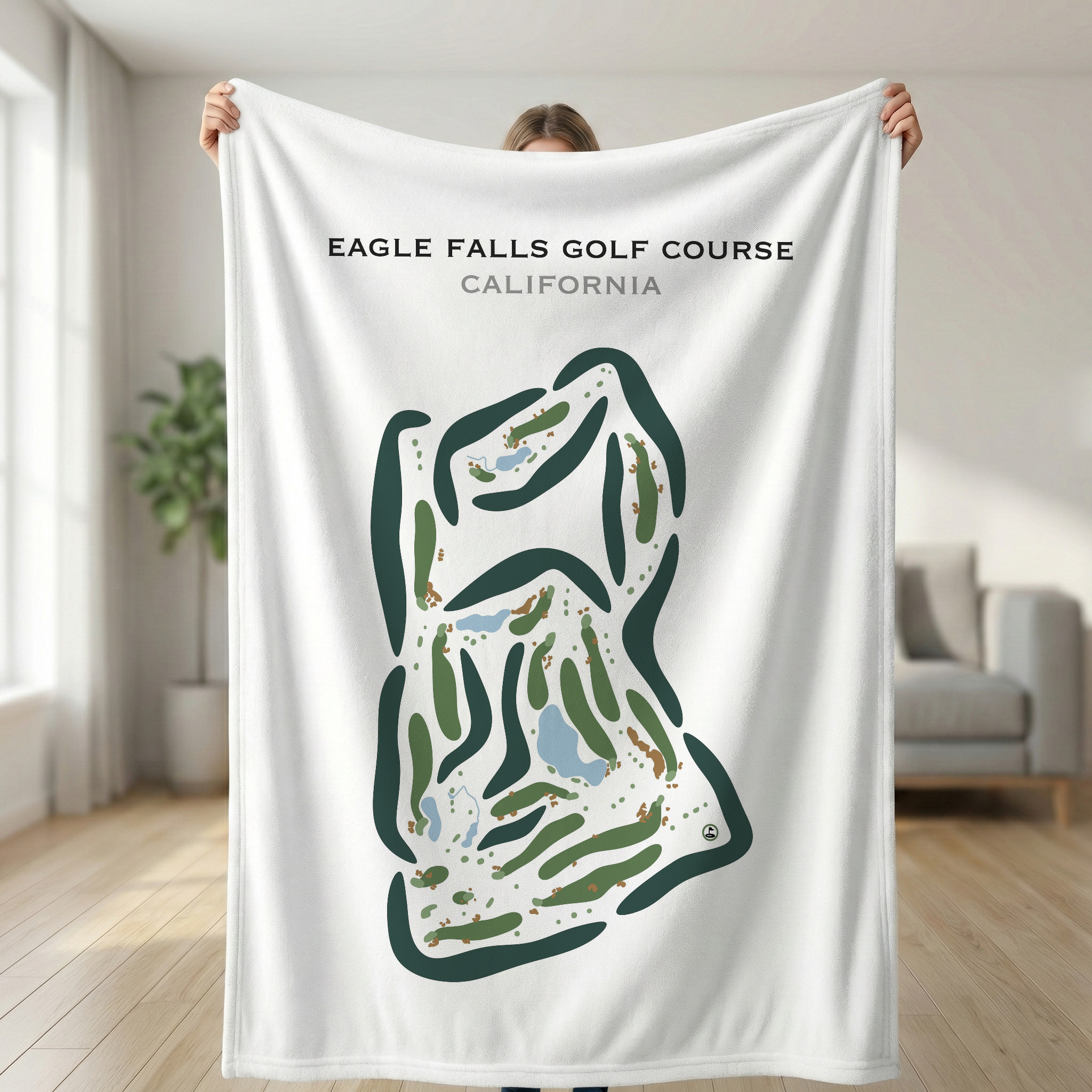 Eagle Falls Golf Course, California - Printed Golf Courses