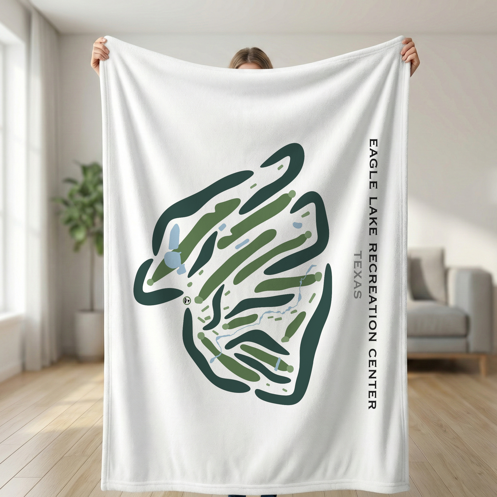 Eagle Lake Recreation Center, Texas - Printed Golf Courses