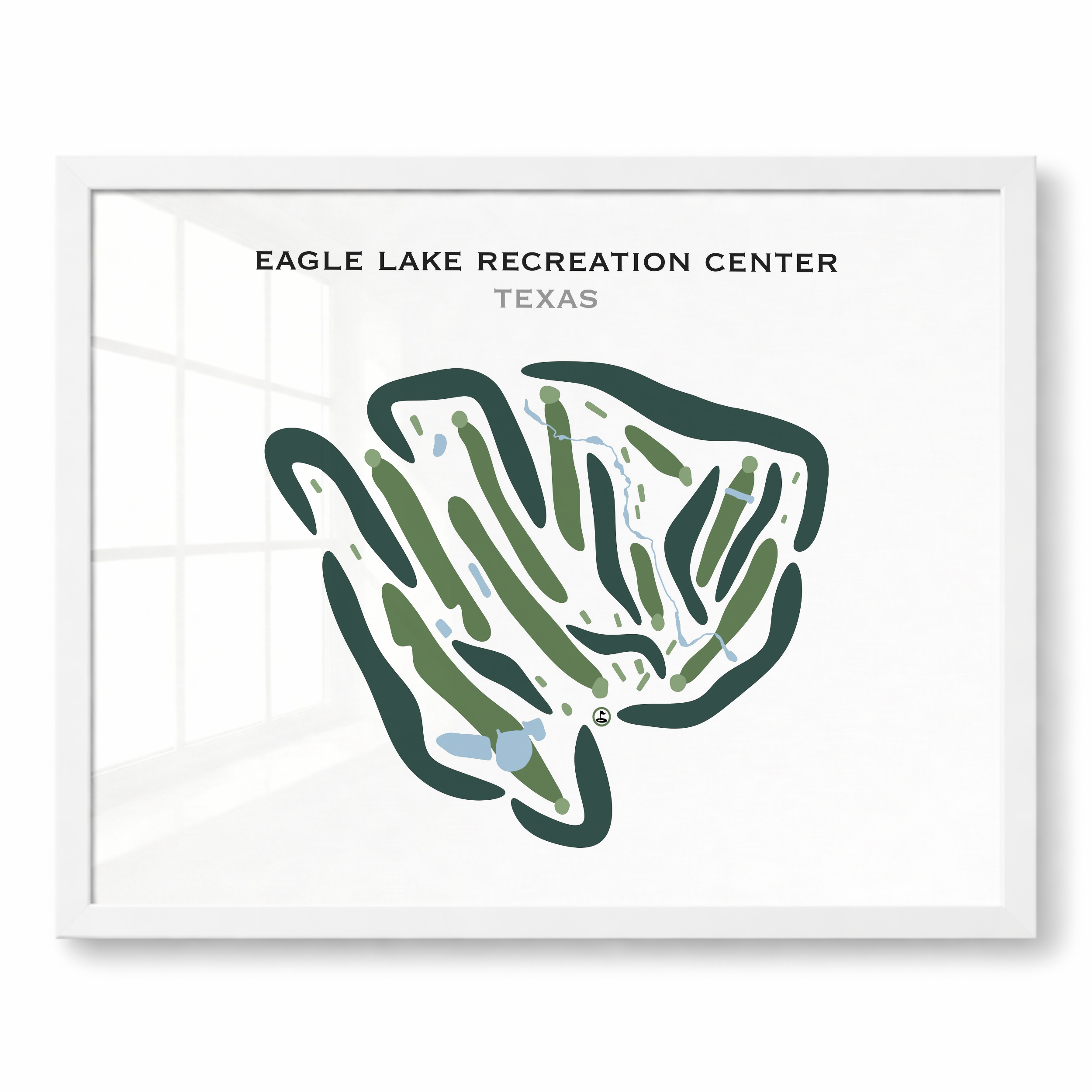 Eagle Lake Recreation Center, Texas - Printed Golf Courses