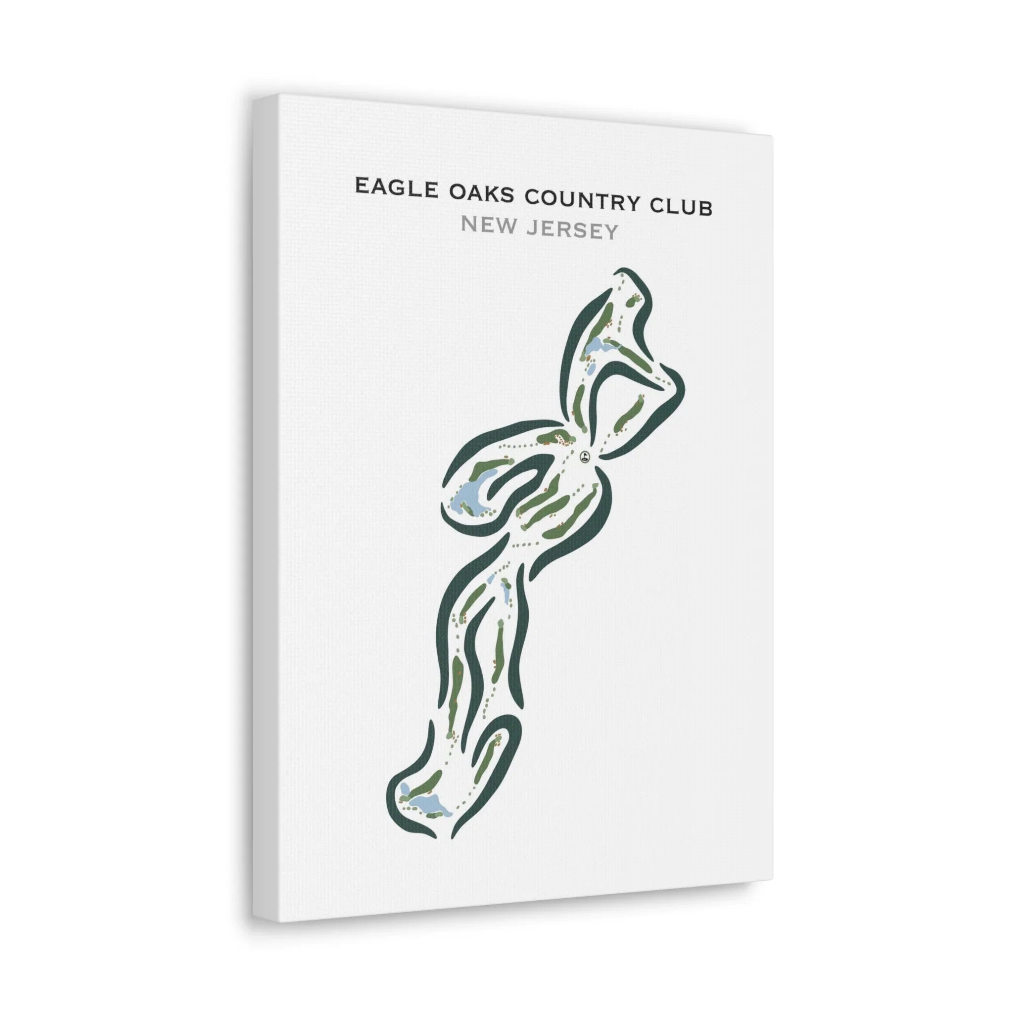 Eagle Oaks Country Club, New Jersey - Printed Golf Courses
