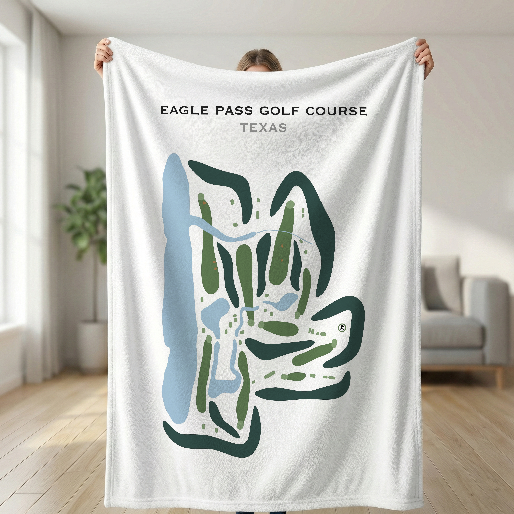 Eagle Pass Golf Course, Texas - Printed Golf Courses