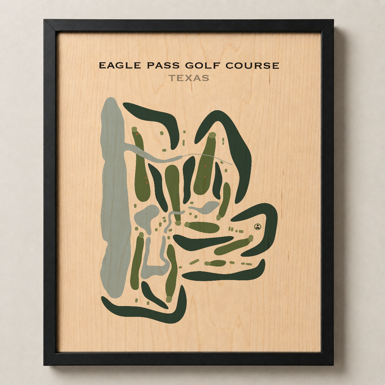 Eagle Pass Golf Course, Texas - Printed Golf Courses