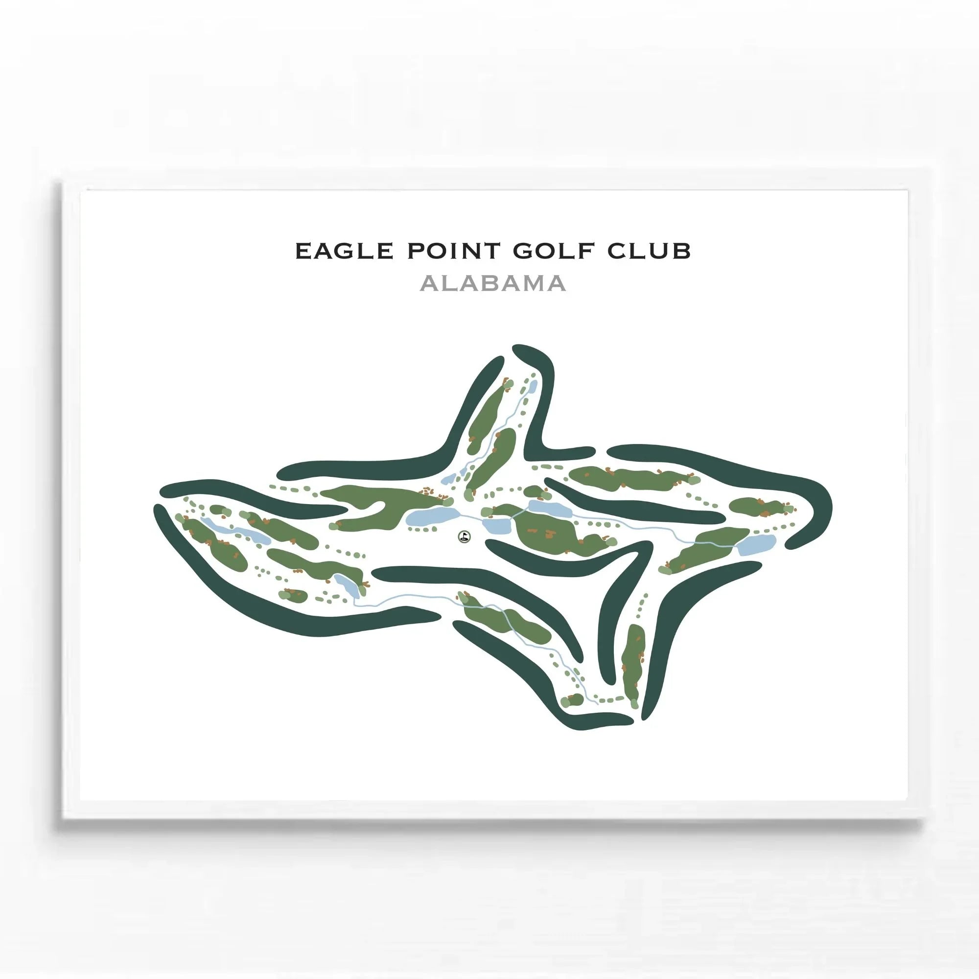 Eagle Point Golf Club, Alabama - Printed Golf Courses