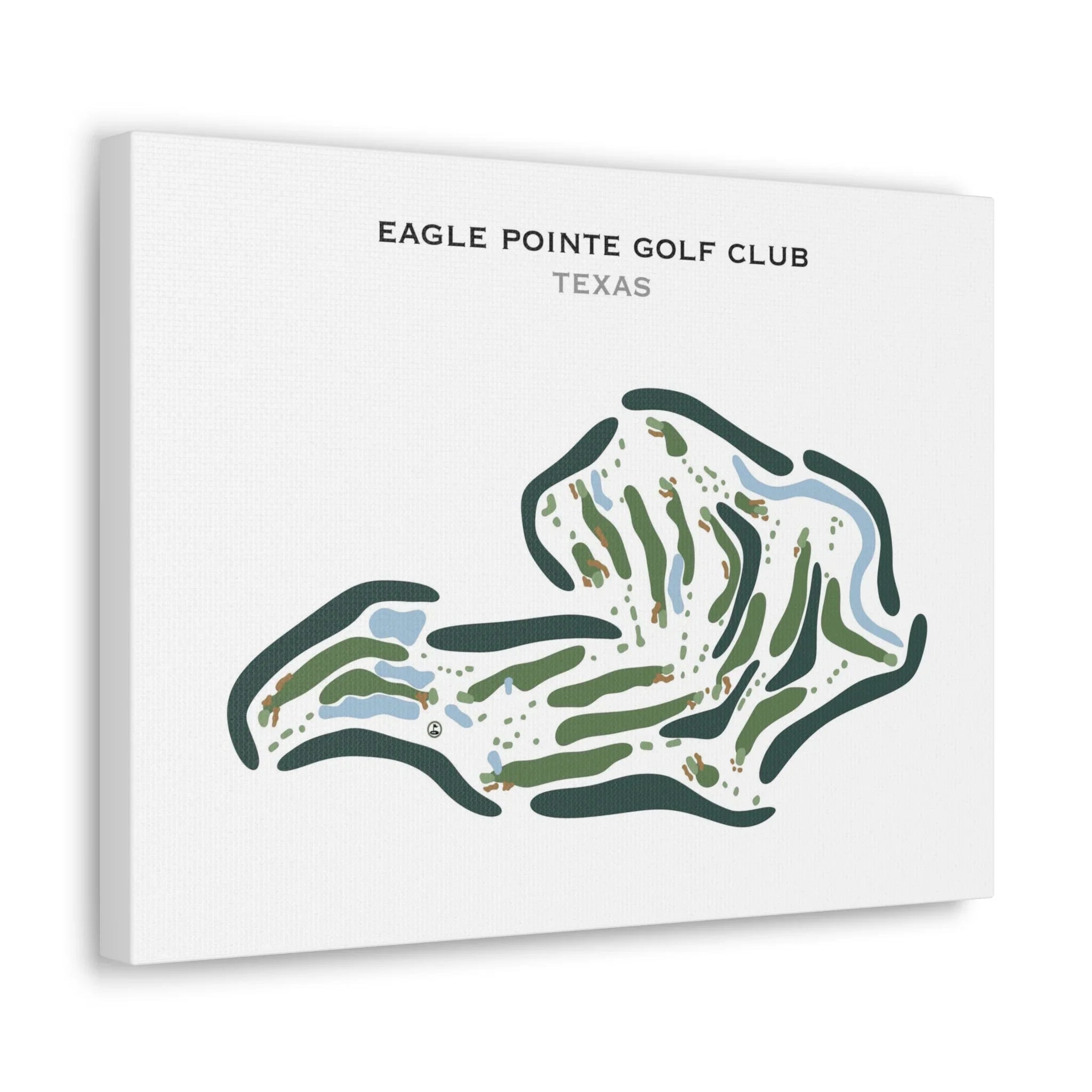 Eagle Pointe Golf Club, Texas - Printed Golf Courses