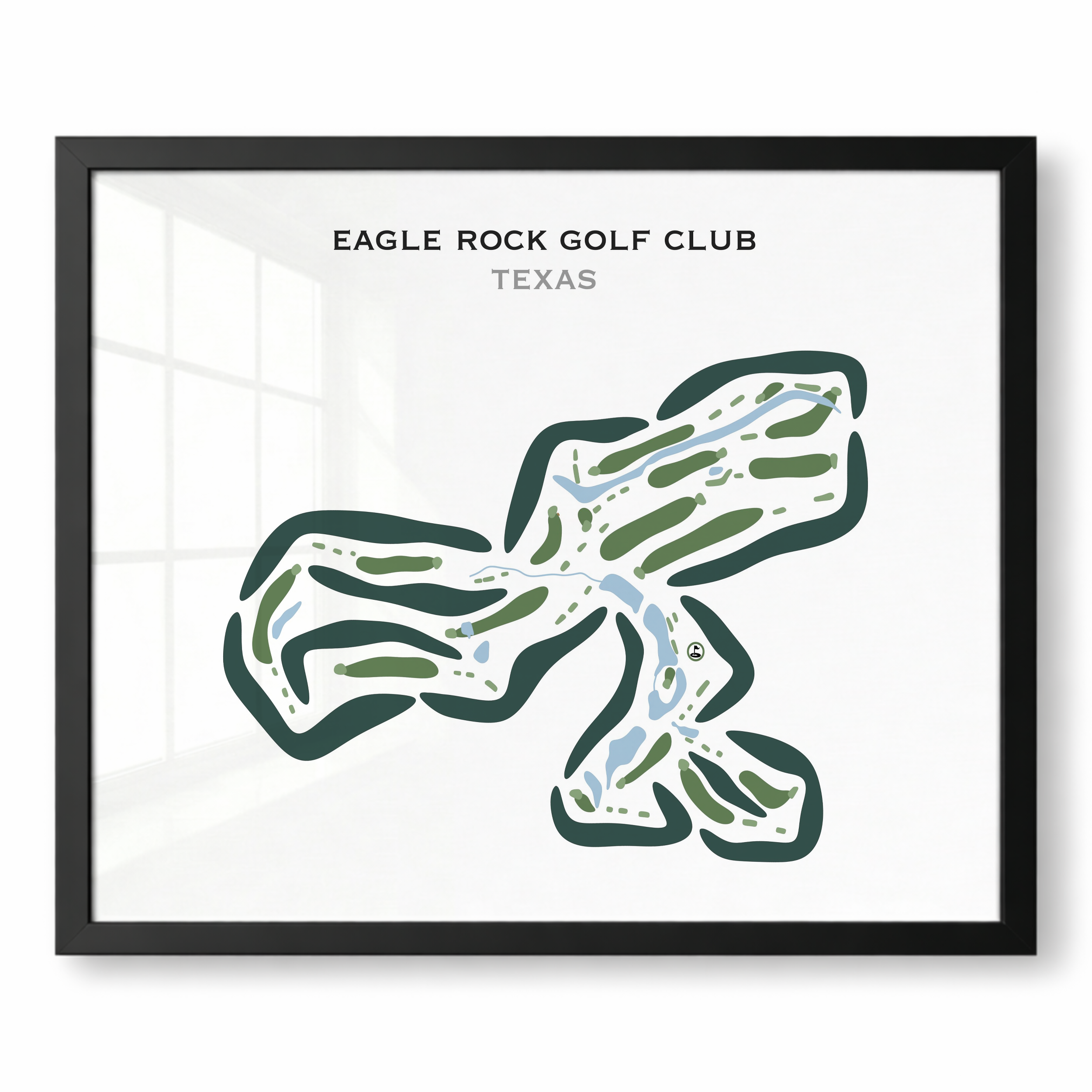 Eagle Rock Golf Club, Texas - Printed Golf Courses