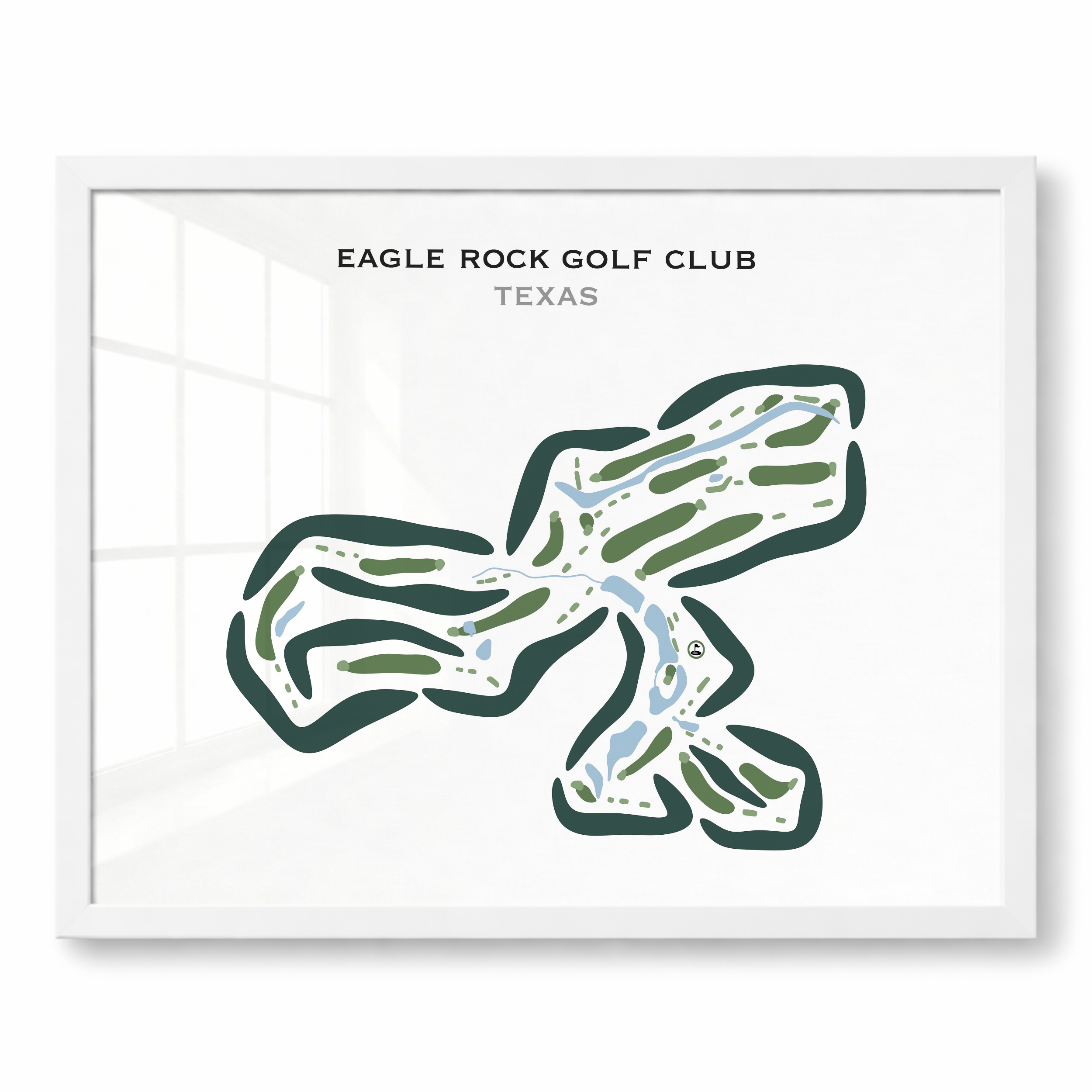 Eagle Rock Golf Club, Texas - Printed Golf Courses