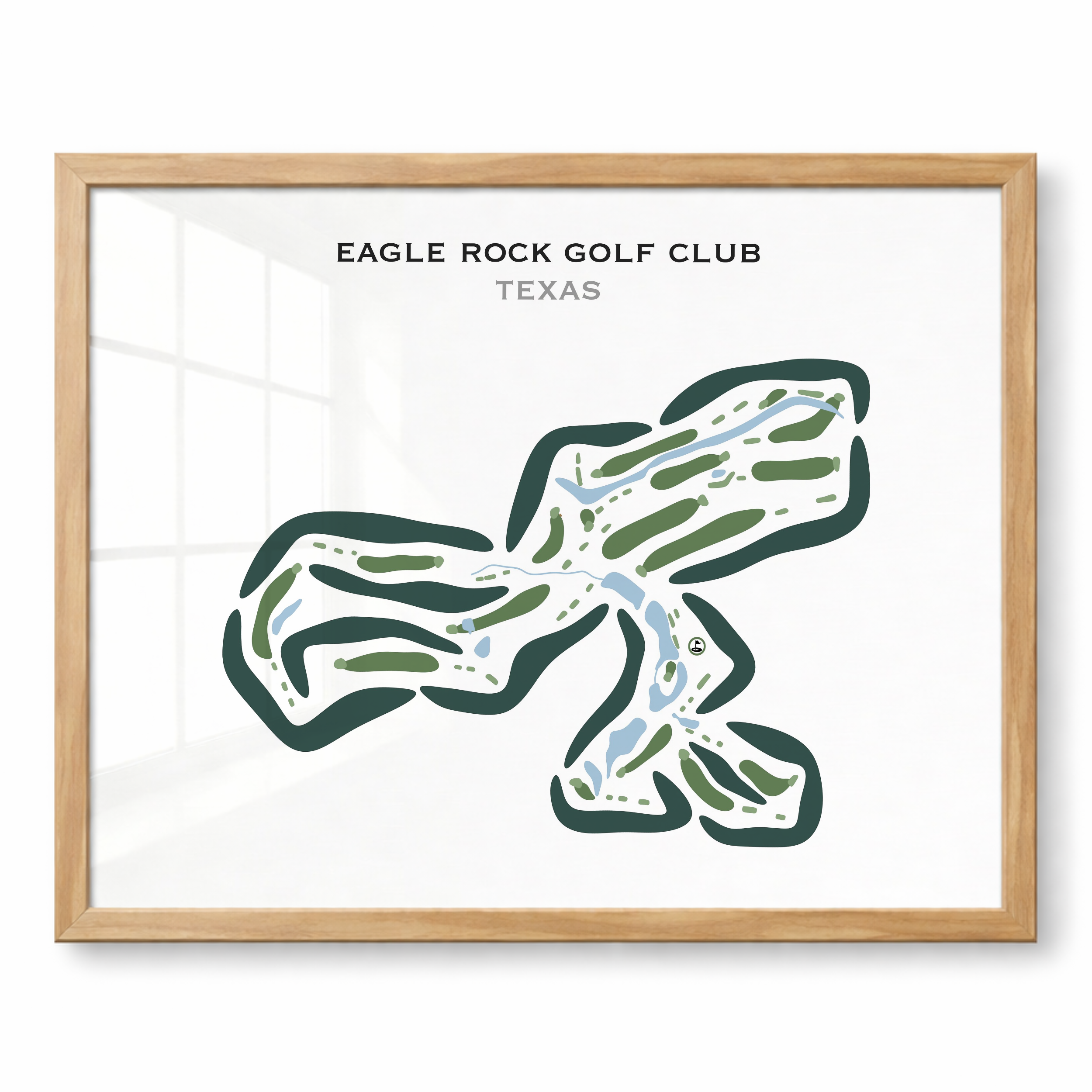 Eagle Rock Golf Club, Texas - Printed Golf Courses