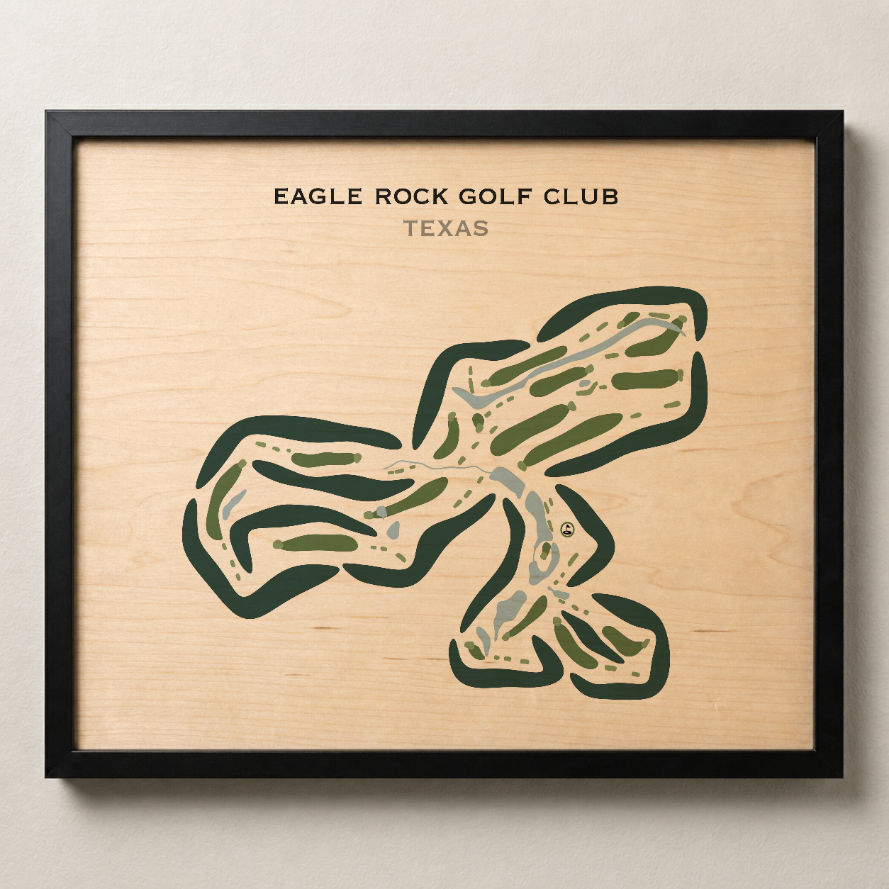 Eagle Rock Golf Club, Texas - Printed Golf Courses