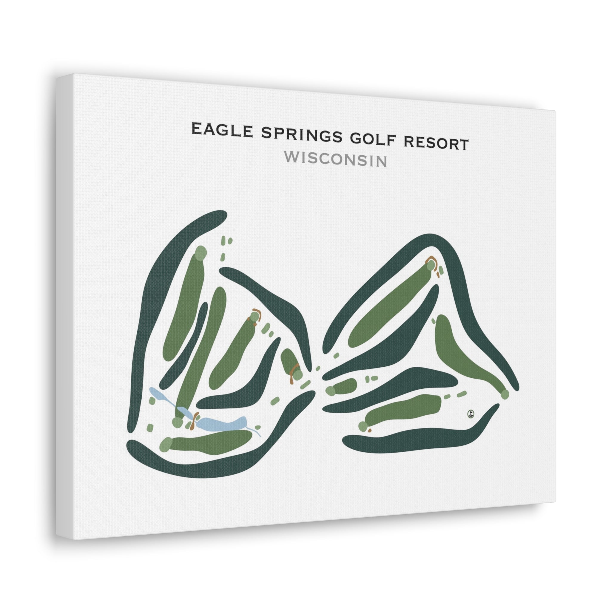 Eagle Springs Golf Resort, Wisconsin - Printed Golf Courses