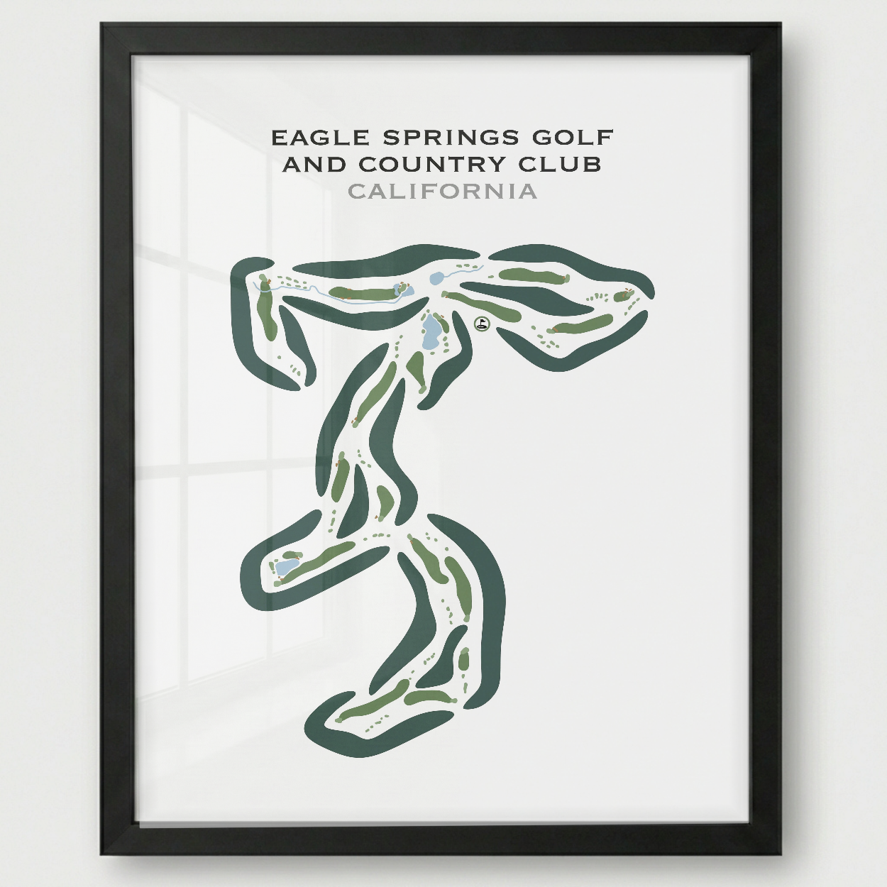 Eagle Springs Golf & Country Club, California - Printed Golf Courses