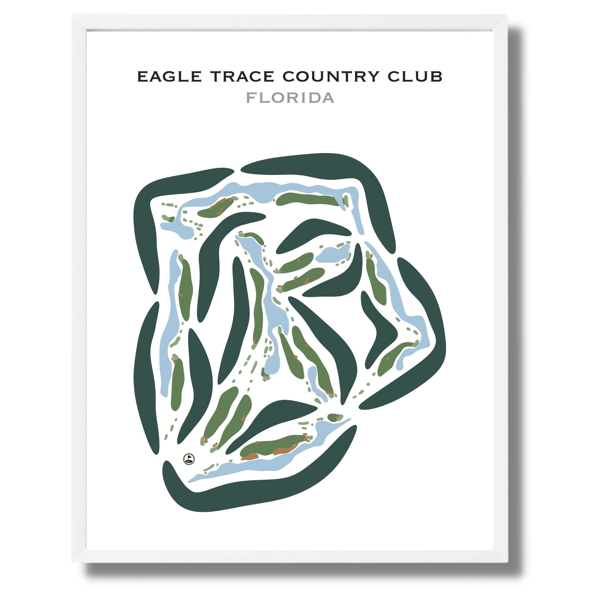 Eagle Trace Golf Club, Florida - Printed Golf Courses