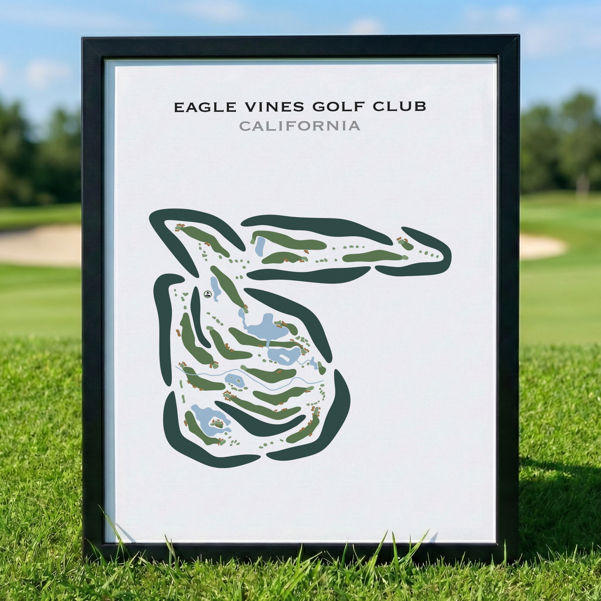 Eagle Vines Golf Club, California - Printed Golf Courses