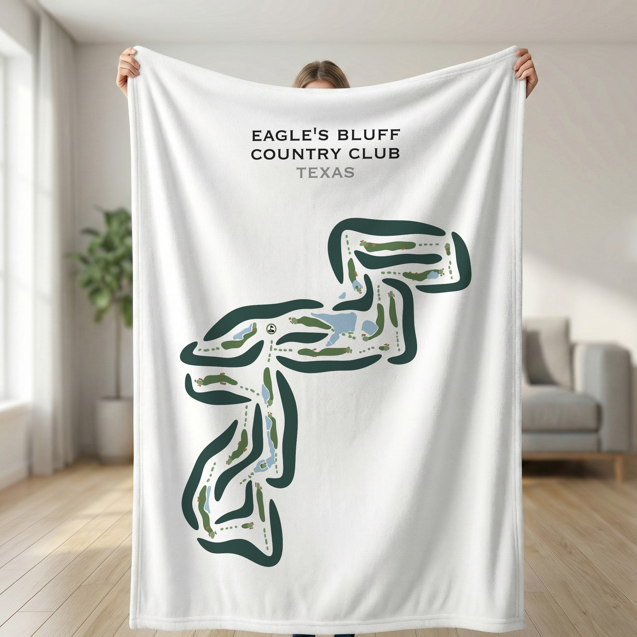 Eagle's Bluff Country Club, Texas - Printed Golf Course
