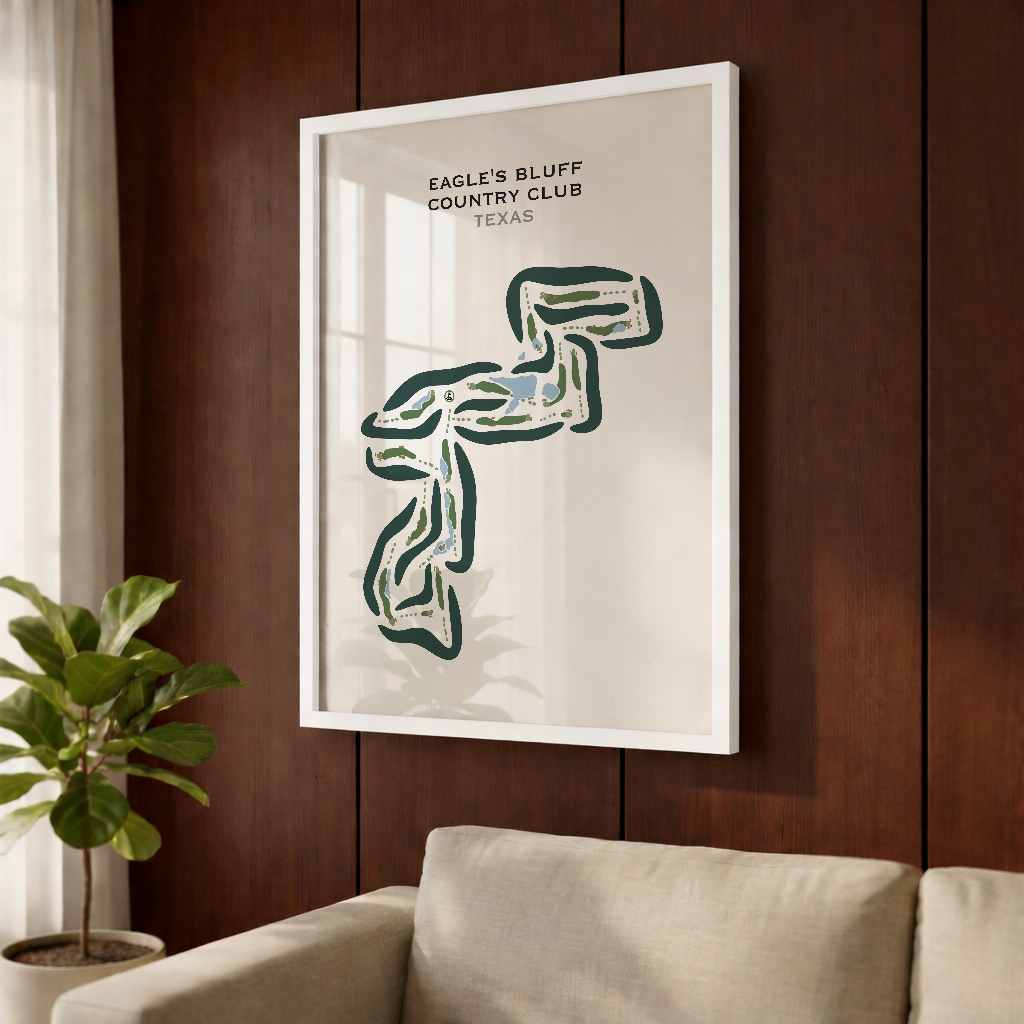 Eagle's Bluff Country Club, Texas - Printed Golf Course