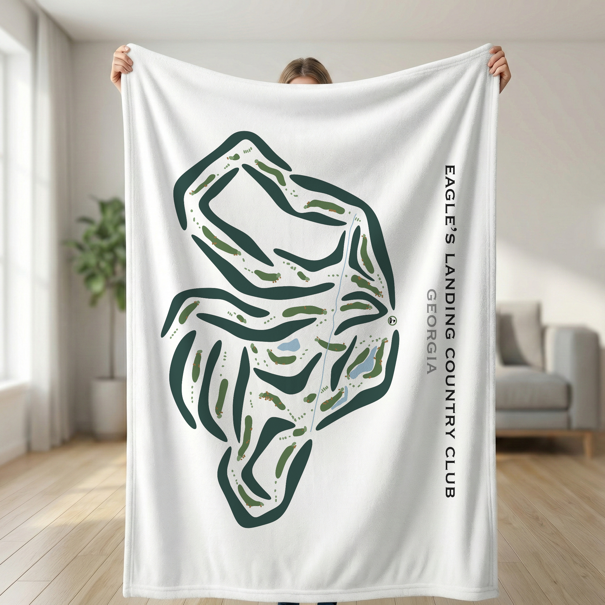 Eagle's Landing Country Club, Georgia - Printed Golf Courses